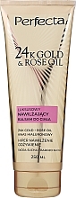Feuchtigkeitsspendender Körperbalsam - Perfecta 24k Gold & Rose Oil Luxury Moisturising Body Balm — Bild N1