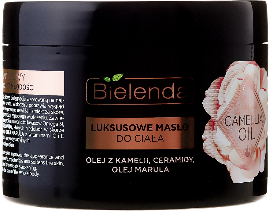 Körperbutter mit Kamelienöl, Ceramiden und Marulaöl - Bielenda Camellia Oil Luxurious Body Butter — Bild N2