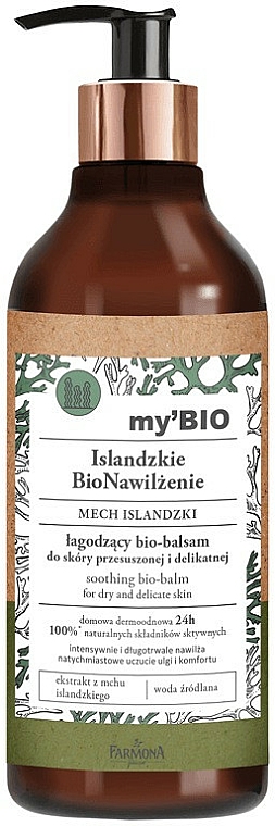 Beruhigender Körperbalsam mit Islandmoos für trockene und delikate Haut - Farmona My’Bio Soothing Bio-Balm — Bild N1