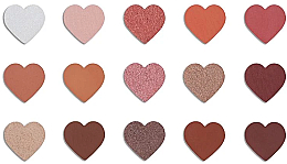 Lidschattenpalette - With Love Cosmetics Hearts Of Nude Palette — Bild N3