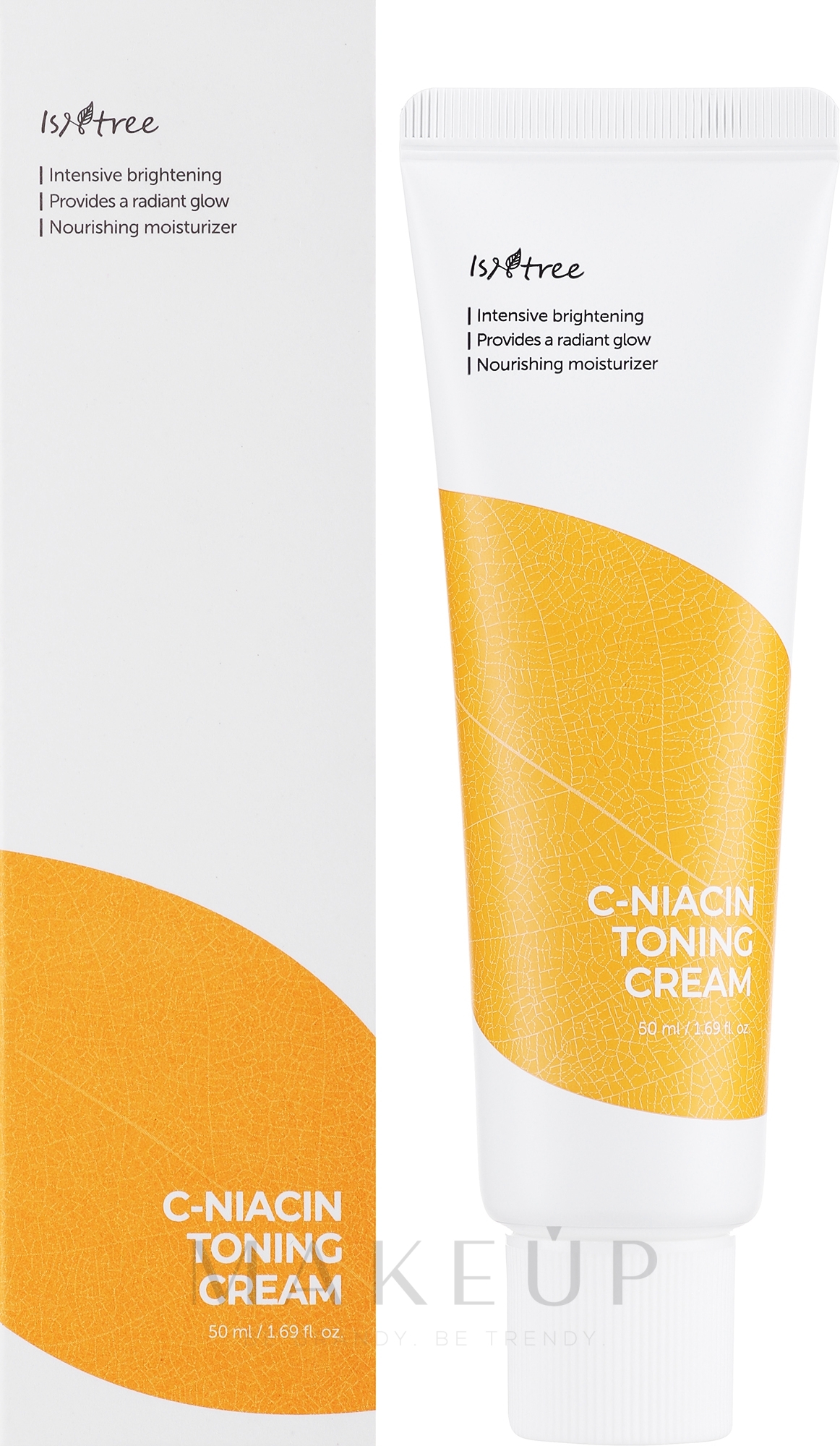 Tonisierende und aufhellende Gesichtscreme mit Vitaminkomplex, Sanddornextrakt und Niacinamid - IsNtree C-Niacin Toning Cream — Bild 50 ml