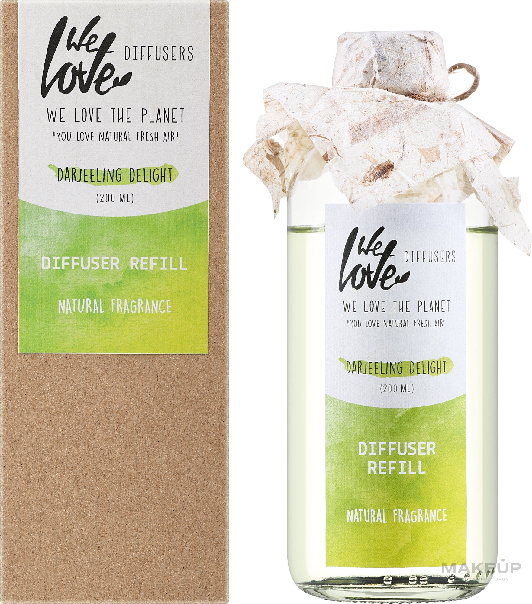 Nachfüller für Raumerfrischer Zitronengras - We Love The Planet Light Lemongras Diffuser — Bild 200 ml