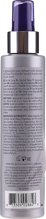 Texturierendes Haarspray für den perfekten Strand-Look mit Meersalz und Kaviarextrakt - Alterna Caviar Anti-Aging Professional Styling Sea Salt Spray — Bild N2