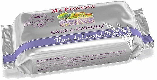 Marseiller Seife mit Lavendelblüten - Ma Provence Marseille Soap Lavande