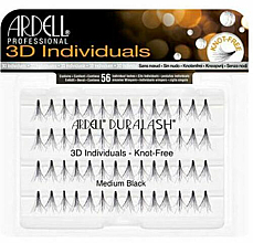 Düfte, Parfümerie und Kosmetik Wimpernbüschel - Ardell Duralash 3D Individuals Medium Black 75942