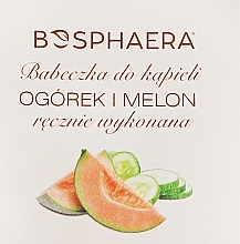Düfte, Parfümerie und Kosmetik Badebombe mit Gurke und Melone - Bosphaera