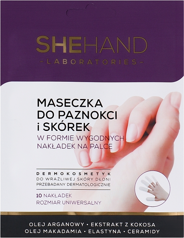 Maske für Nägel und Nagelhaut - SheHand Fingernail And Cuticle Mask — Bild N1