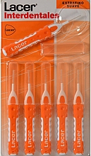 Interdentalzahnbürsten orange - Lacer Interdental Recto Extrafino Brush — Bild N1