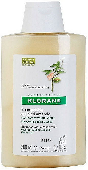 Shampoo mit Mandelmilch für mehr Volumen - Klorane Volumising Shampoo with Almond Milk — Foto N3
