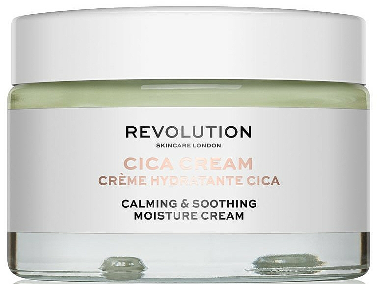 Feuchtigkeitsspendende und beruhigende Gesichtscreme mit Cica, Kamille und Traubenkernöl - Revolution Skincare Cica Calming & Soothing Moisture Cream — Bild N1