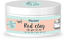 Reinigungsmaske für empfindliche und normale Haut - Nacomi Red Clay — Bild N1