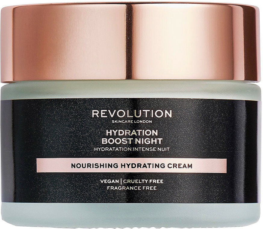 Nachtcreme mit Hyaluronsäure - Revolution Skincare Hydration Boost Night Cream — Bild N1
