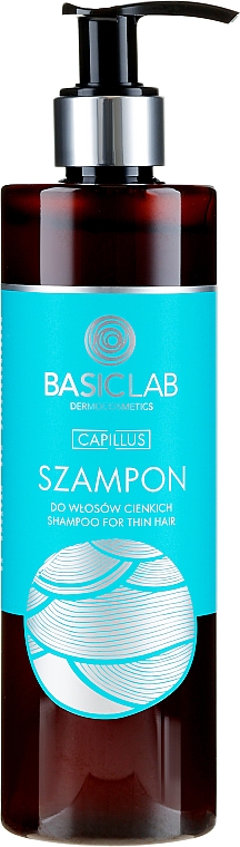 Shampoo für dünnes Haar - BasicLab Dermocosmetics Capillus Shampoo For Thin Hair — Bild N2