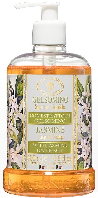Flüssigseife Jasmin - Saponificio Artigianale Fiorentino Jasmine Liquid Soap — Bild N1