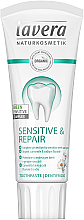 Düfte, Parfümerie und Kosmetik Zahnpasta für empfindliche Zähne mit Kamille und Natriumfluorid - Lavera Sensitive & Repair Toothpaste