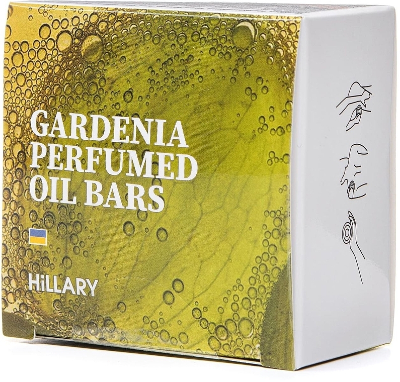 Festes parfümiertes Körperöl - Hillary Perfumed Oil Bars Gardenia — Bild N2