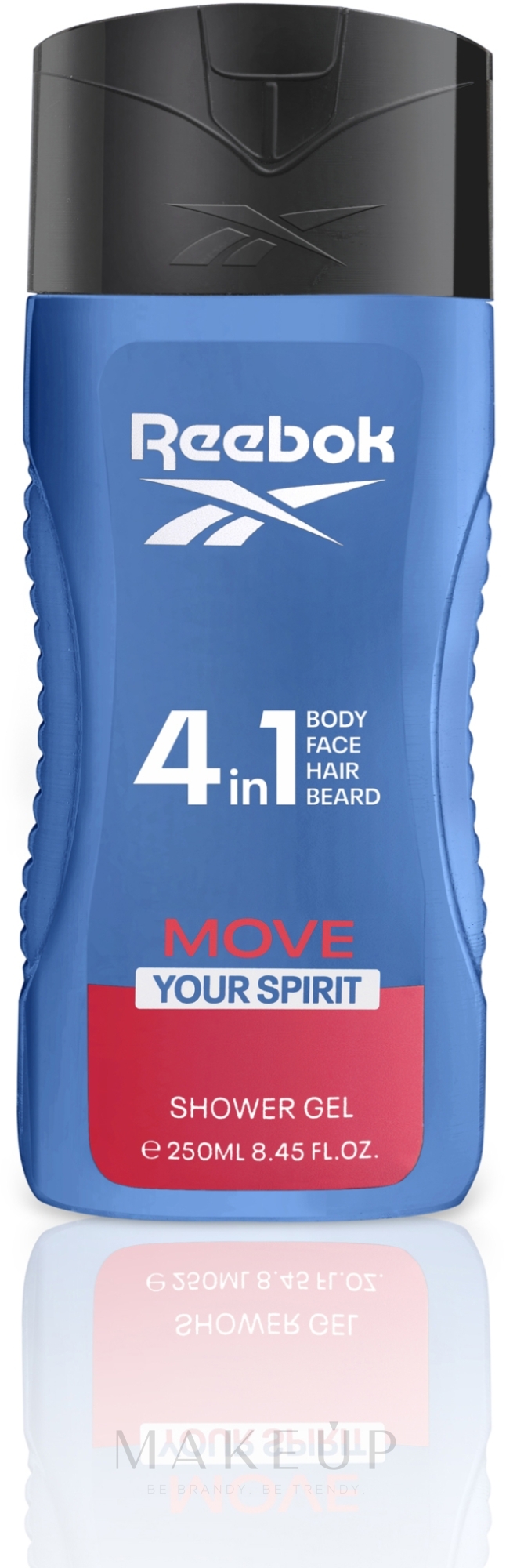 4in1 Duschgel - Reebok Move Your Spirit Hair & Body Shower Gel — Bild 250 ml