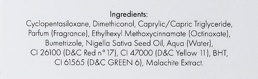 Haarserum mit Schwarzkümmelöl - Bioelixire Black Seed Oil UV Filter + Malachite — Bild N3