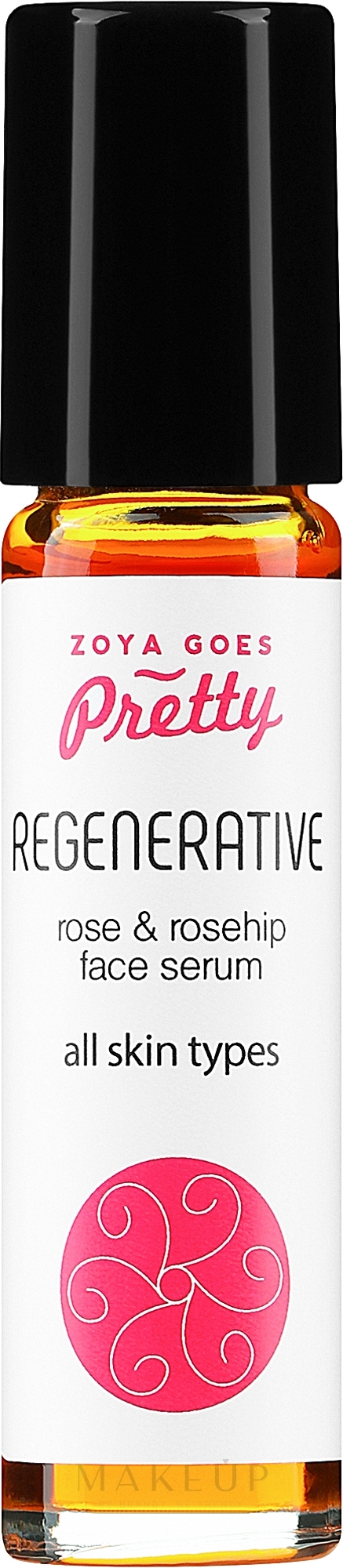 Revitalisierendes Gesichtsserum mit Hagebutte und Rose - Zoya Goes Rosehip & Rose Face Serum Regenerative — Bild 10 ml