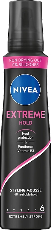 Haarmousse mit extremer Fixierung - Nivea Extreme Hold Styling Mousse — Bild N1