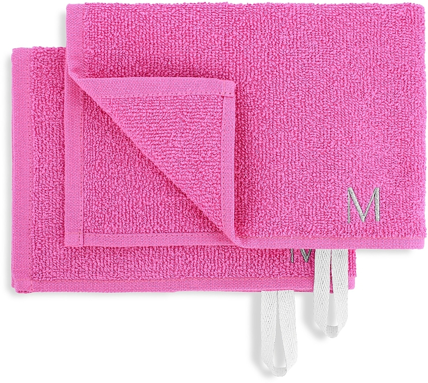 Gesichtstücher rosa 32x32 cm - MAKEUP Face MakeTravel Towel Set (Duo Pack) — Foto N2