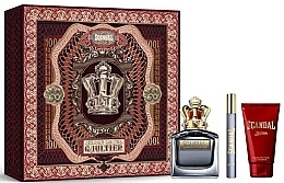 Duftset (Eau de Toilette 100ml + Eau de Toilette 10ml + Duschgel 75ml)  - Jean Paul Gaultier Scandal Pour Homme — Bild N1