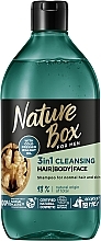 Düfte, Parfümerie und Kosmetik Shampoo mit Walnussöl für Gesicht, Körper und Haare - Nature Box For Men Walnut Oil 3in1 Cleansing