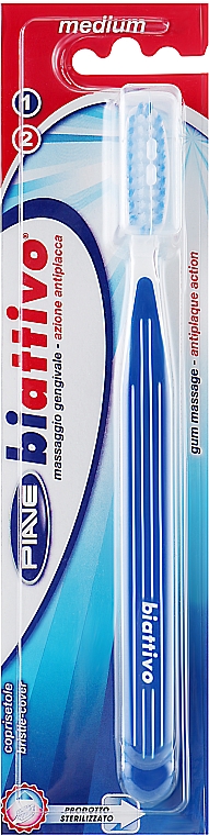 Zahnbürste Biattivo mittel blau - Piave Medium Toothbrush — Bild N1