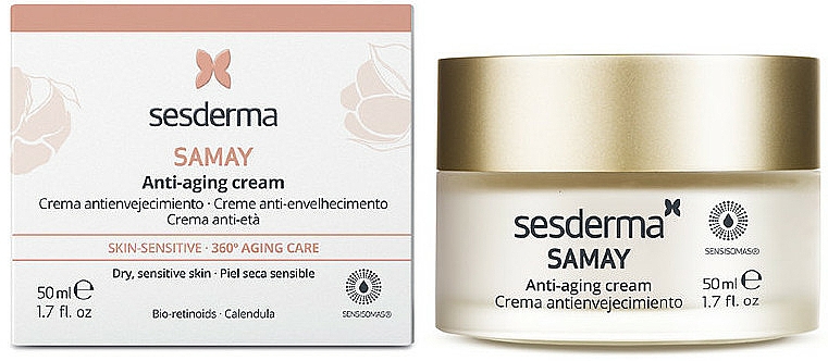 Anti-Aging Gesichtscreme für trockene und empfindliche Haut - SesDerma Laboratories Samay Creme Antienvelhecimento — Bild N2