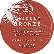Strahlendes bronzierendes Gesichtspuder - The Body Shop Coconut Bronze Glistening Glow Powder — Bild N3