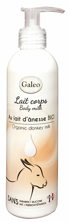 Körperpflegeset - Galeo Organic Donkey Milk Scincare Set (Duschgel 250ml + Körpermilch 250ml + Handcreme 75ml) — Bild N4