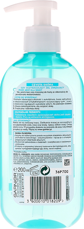Reinigungsgel gegen Mitesser - Garnier Skin Naturals — Bild N2