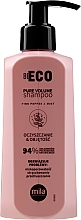Düfte, Parfümerie und Kosmetik Volumengebendes Shampoo mit Weizenproteinen und D-Panthenol - Mila Professional Be Eco Pure Volume Shampoo