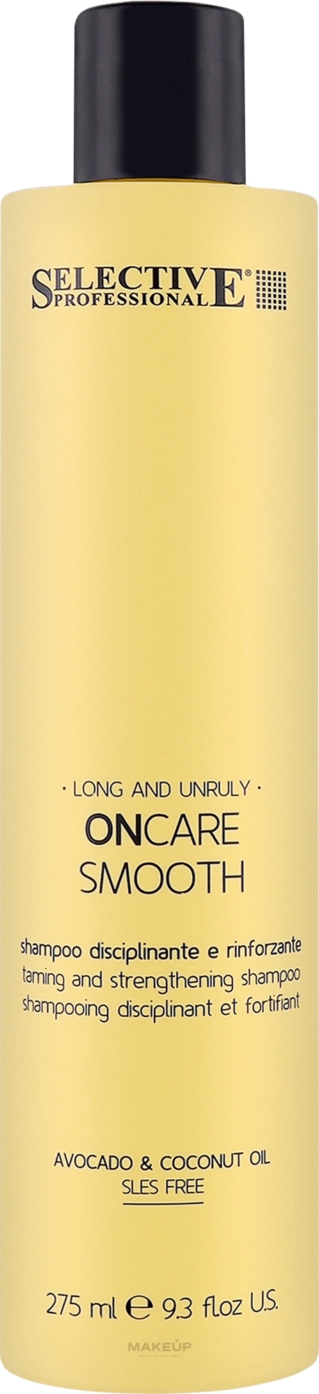 Shampoo für krauses Haar - Selective Professional OnCare Smooth Shampoo — Bild 275 ml