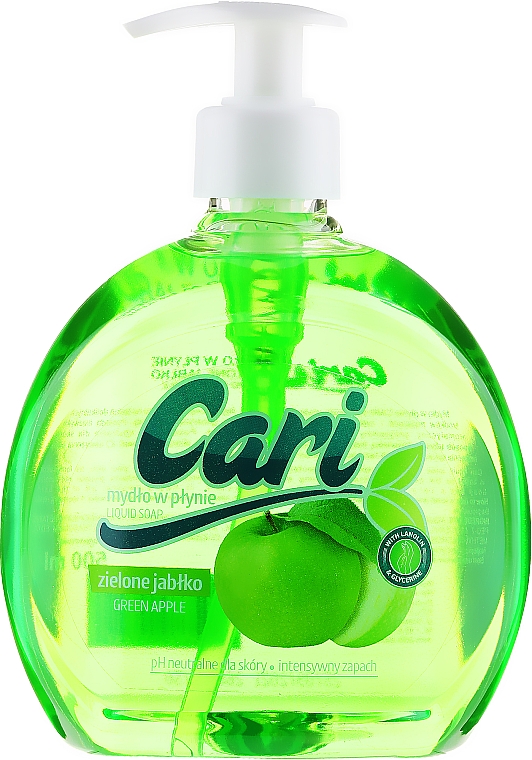 Flüssige Handseife mit grünem Apfel - Cari Green Apple Liquid Soap — Foto N1