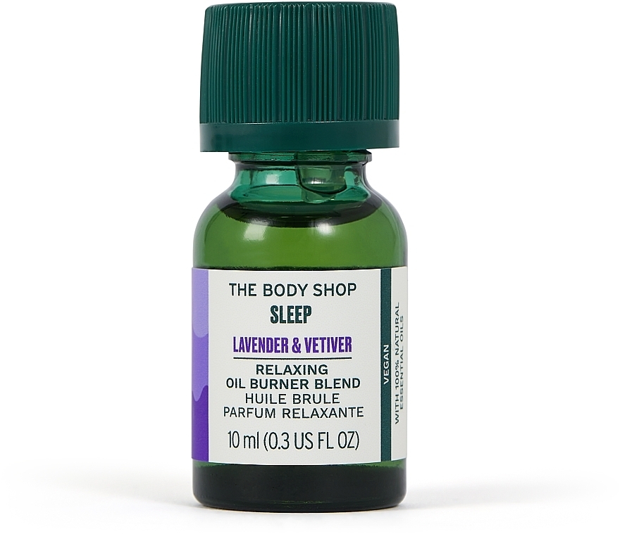 Entspannendes Duftöl mit Lavendel und Vetiver für einen erholsamen Schlaf - The Body Shop Sleep Lavender Vetiver Relaxing Oil — Bild N1