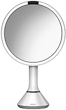 Spiegel mit doppelter LED-Beleuchtung und 5-facher Vergrößerung - Simplehuman Dual LED Light Sensor Makeup Mirror White — Bild N1