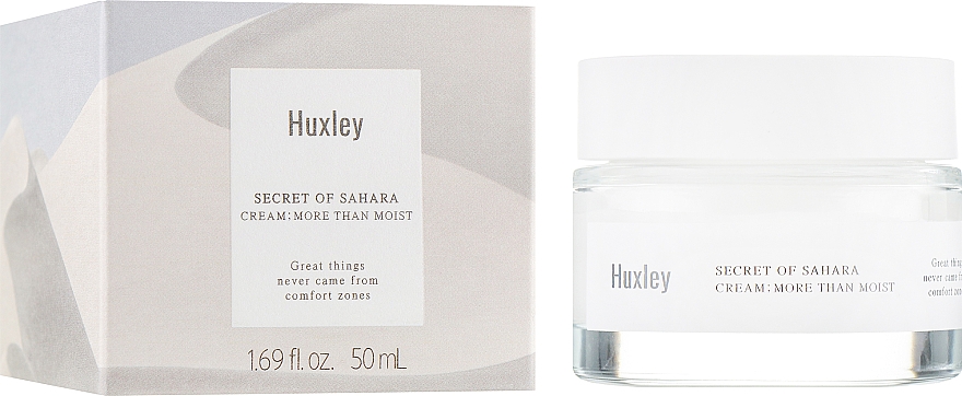 Tief feuchtigkeitsspendende Gesichtscreme mit Kaktusextrakt - Huxley Cream: More Than Moist