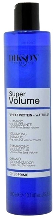 Volumengebendes Haarshampoo mit Weizenproteinen und Seerosenextrakt - Dikson Super Volume Shampoo  — Bild N1