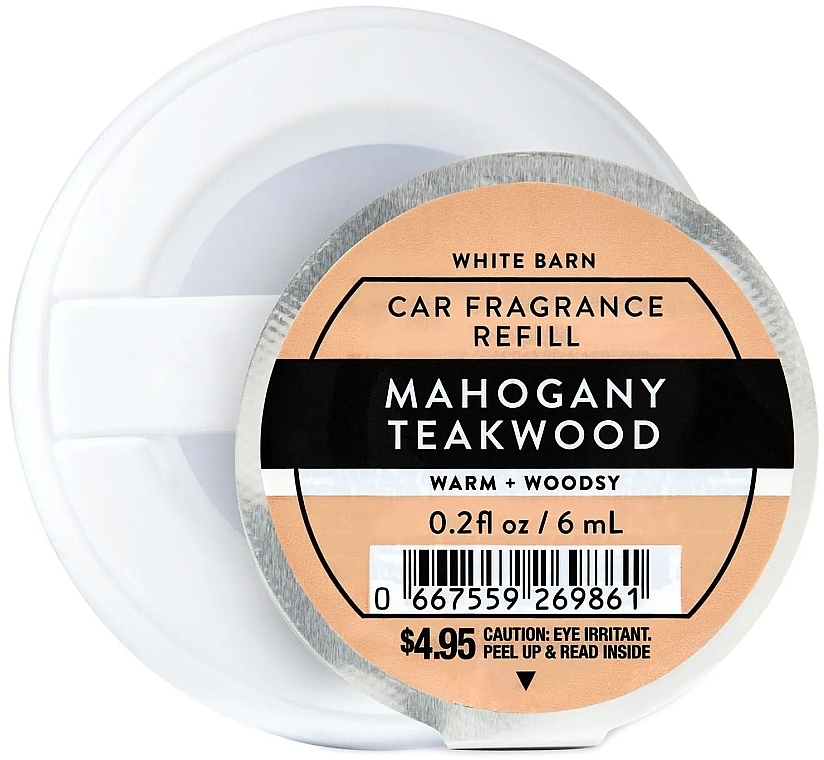 Auto-Lufterfrischer Mahogany Teakwood - Bath And Body Works Mahogany Teakwood Car Fragrance Refill — Bild N1