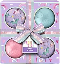 Düfte, Parfümerie und Kosmetik Badebomben-Set - Baylis & Harding Beauticology From Me To You Bath Bombs Gift Set (b/bomb/4x120g)