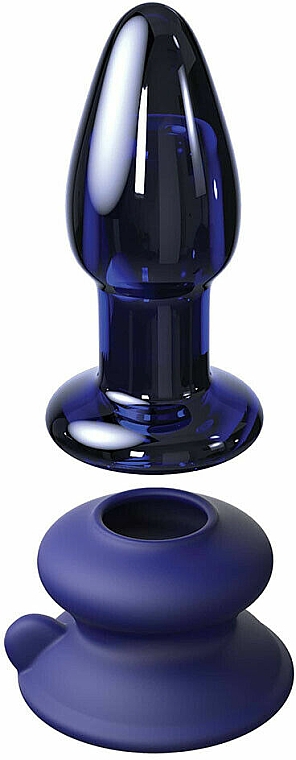 Vibro-Analplug aus Glas - PipeDream Icicles Vibrating Glass Butt Plug Massager No.85 — Bild N2