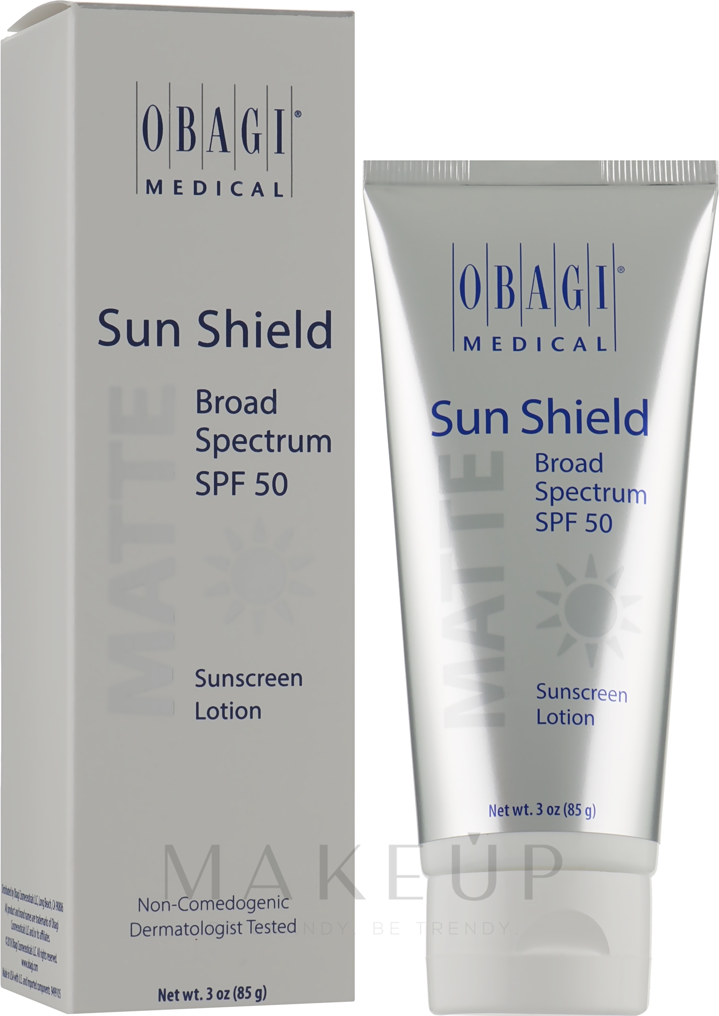 Mattierende Sonnencreme SPF50 - Obagi Sun Shield Matte Broad Spectrum SPF 50 — Bild 85 g