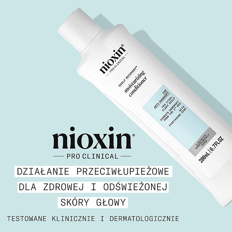 Feuchtigkeitsspendendes Haarwasser gegen Schuppen  - Nioxin Pro Clinical Scalp Recovery System Moisturizing Conditioner  — Bild N2