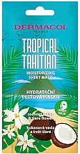 Düfte, Parfümerie und Kosmetik Feuchtigkeitsspendende Tuchmaske für das Gesicht - Dermacol Tropical Tahitian Moisturizing Sheet Mask