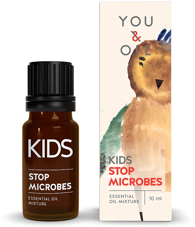 Ätherische Ölmischung für Kinder zur Vermeidung der saisonalen Erkältungen - You & Oil KI Kids-Stop Microbes Essential Oil Mixture For Kids — Bild N1