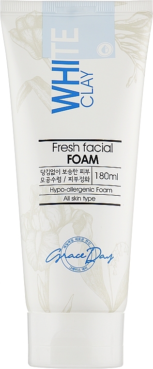 Gesichtsschaum mit weißer Tonerde - Grace Day White Clay Fresh Facial Foam — Bild N1