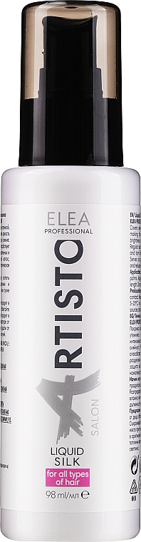 Flüssige Seide für alle Haartypen - Elea Professional Luxor Color Liquid Silk — Bild N1