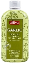 Düfte, Parfümerie und Kosmetik Shampoo für geschwächtes Haar mit Knoblauchextrakt - Milva Milva Energizing Shampoo for Weak Hair with Garlic Extract 