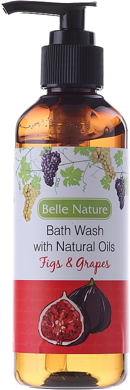 Duschgel mit Feigenbaum und Trauben - Belle Nature Bath Wash Figs&Grapes — Foto N1